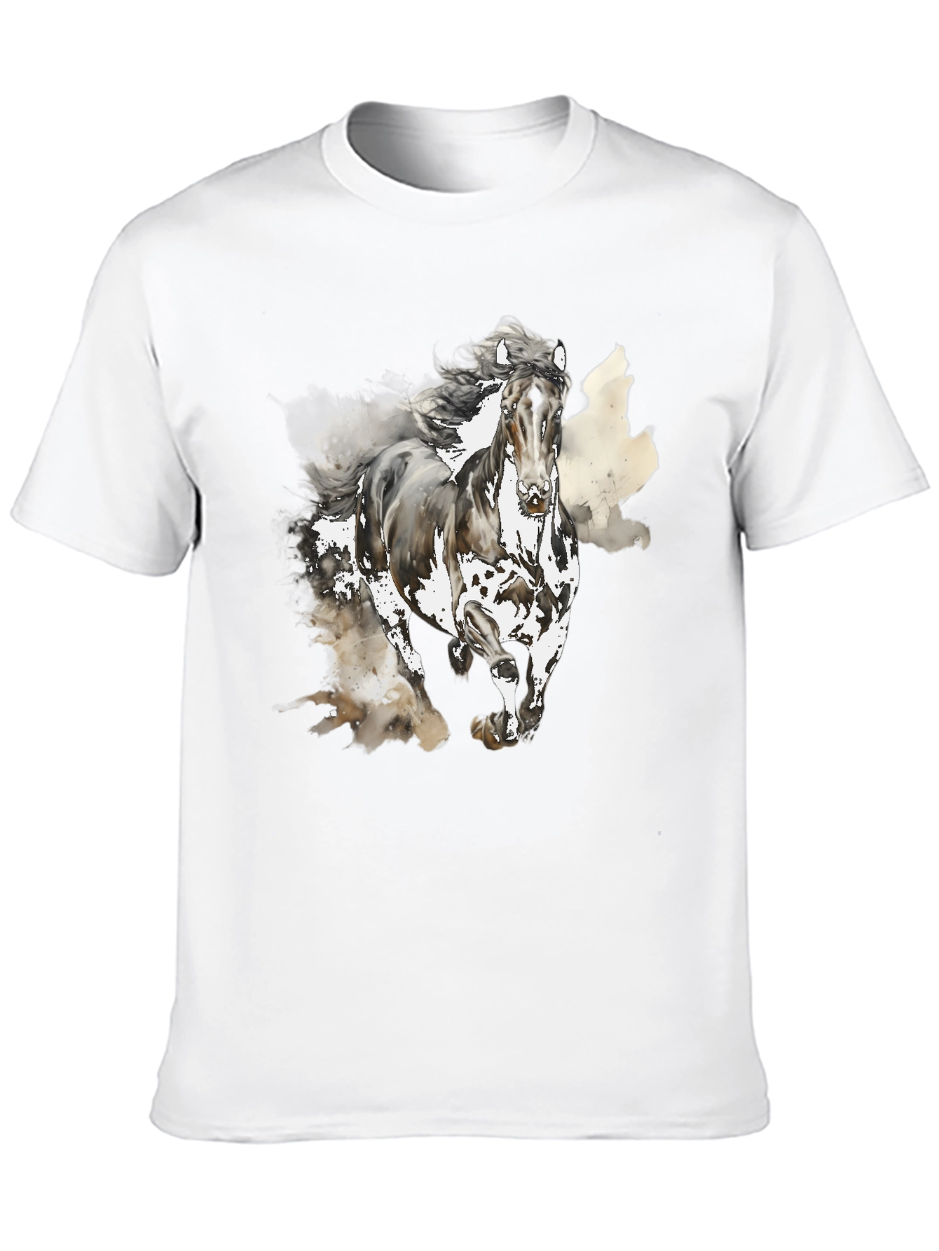 Horse Graphic Tee - Mens Black T-Shirt