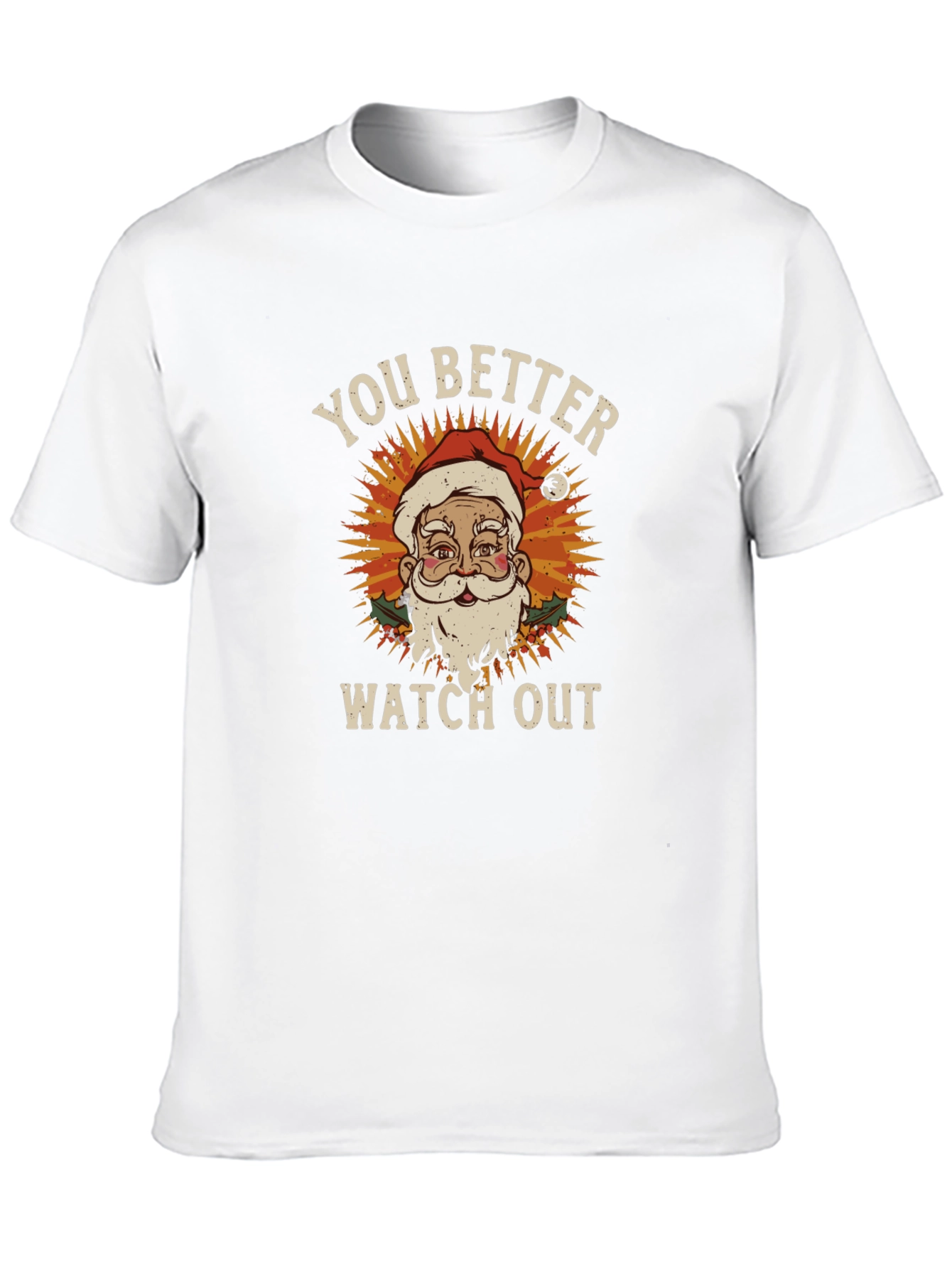 You Better Watch Out Santa Graphic Tee
