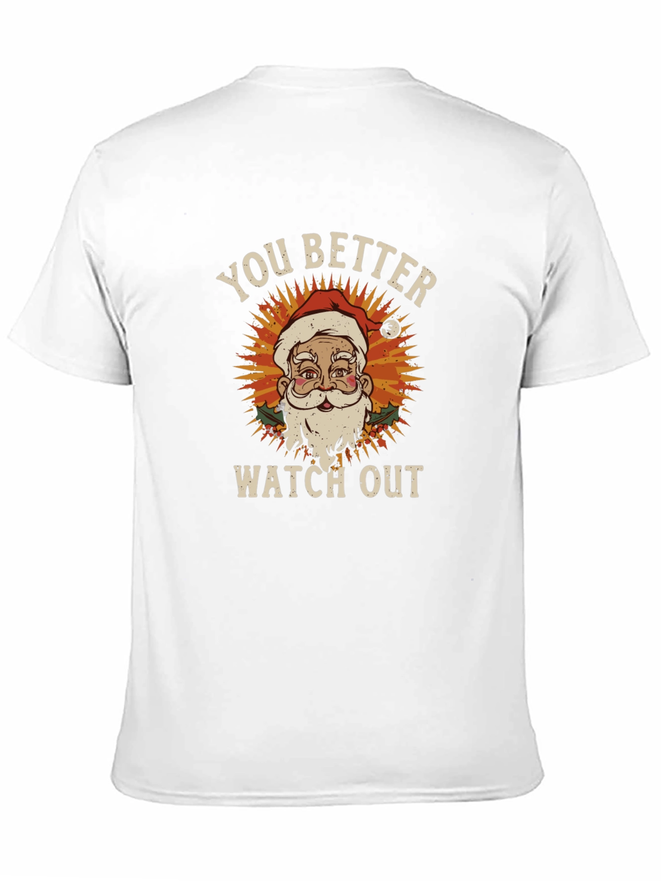 You Better Watch Out Santa Graphic Tee