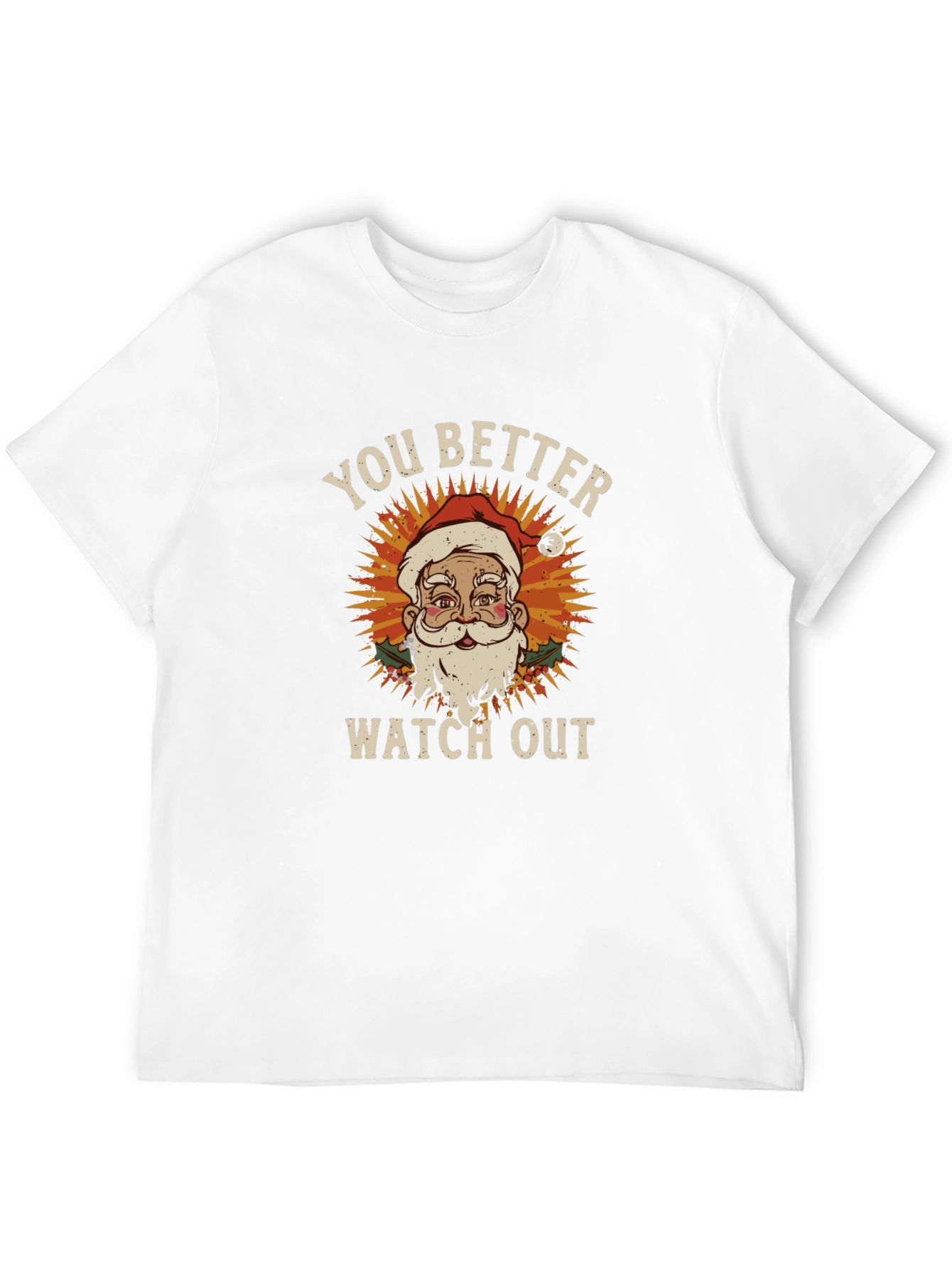 You Better Watch Out Santa Graphic Tee