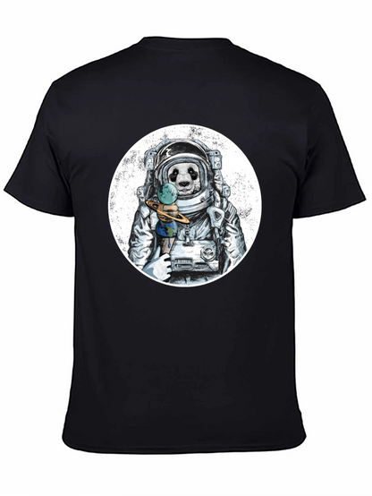 Astronaut Panda Graphic T-Shirt - Unique Design
