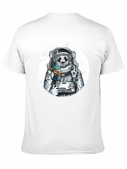 Astronaut Panda Graphic T-Shirt - Unique Design