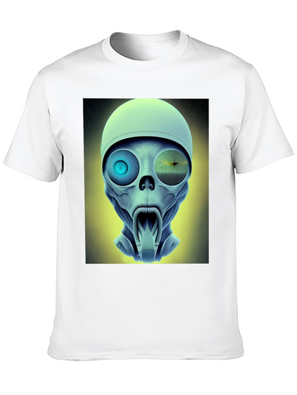 Sci-Fi Alien Head T-Shirt