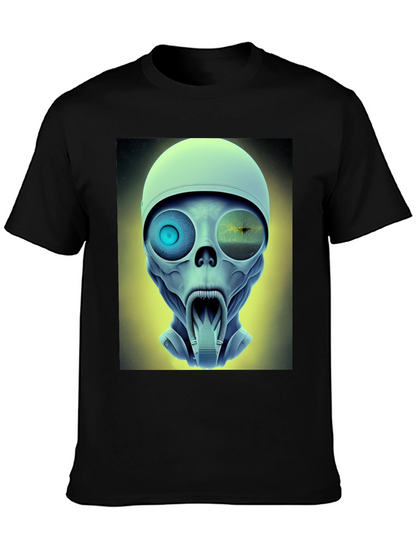 Sci-Fi Alien Head T-Shirt