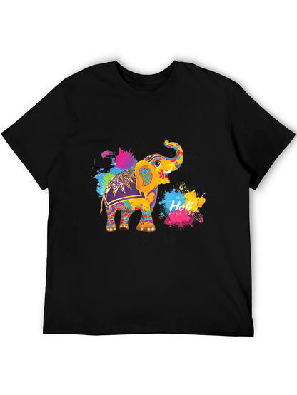 Holi Elephant Festival Graphic Tee