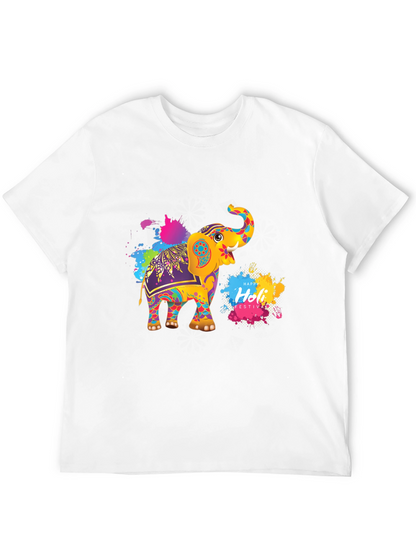 Holi Elephant Festival Graphic Tee