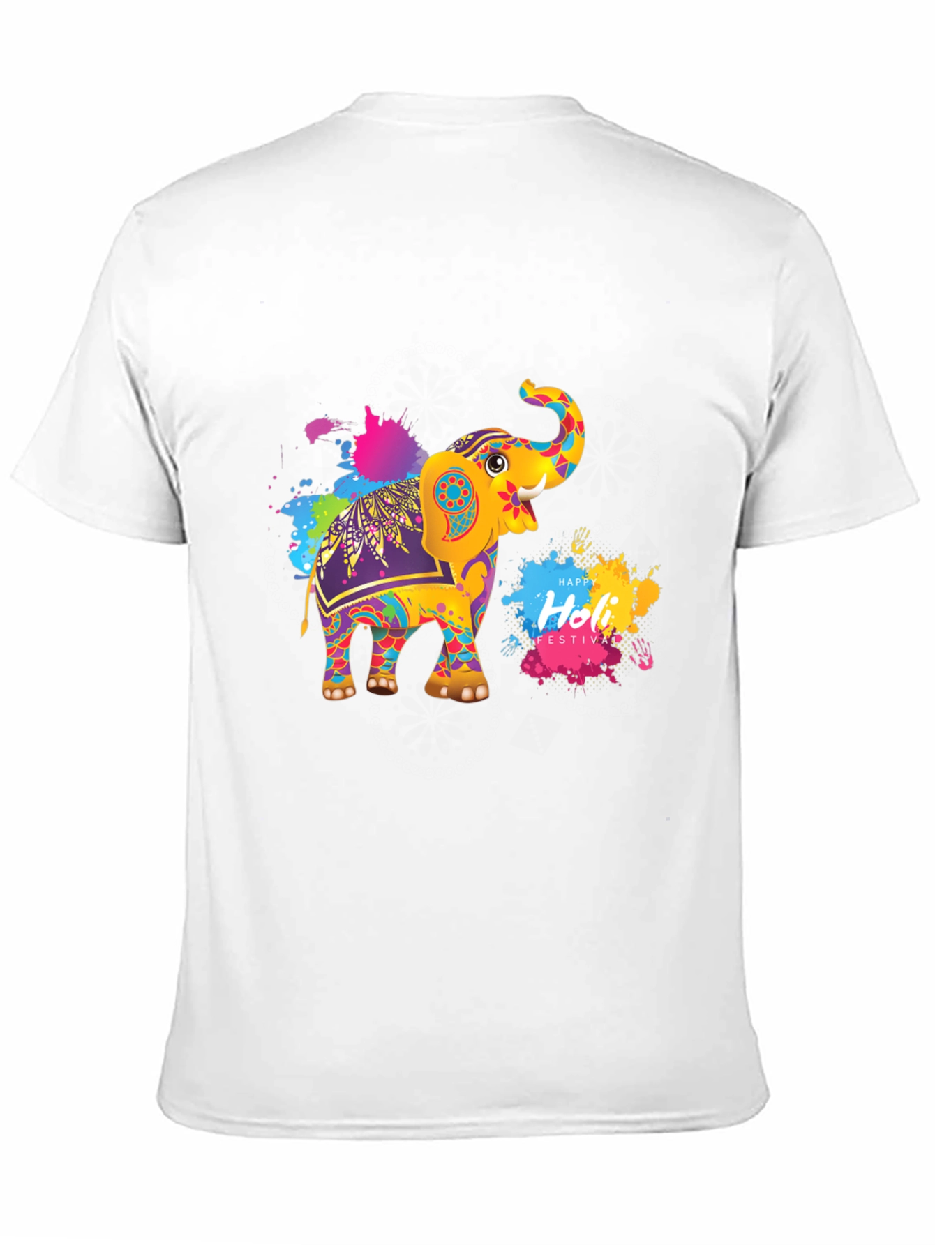 Holi Elephant Festival Graphic Tee