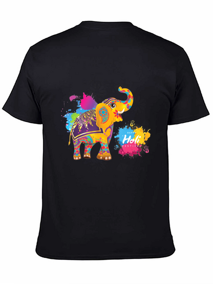 Holi Elephant Festival Graphic Tee
