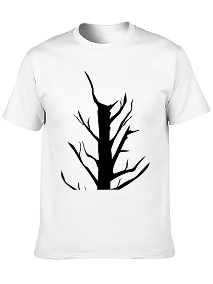 Mens Black Tree Graphic T-Shirt