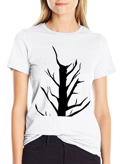 Mens Black Tree Graphic T-Shirt