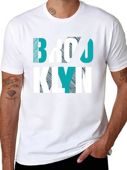 Brooklyn Graphic Print Crew Neck T-Shirt
