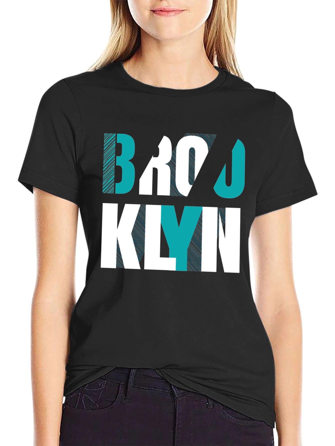 Brooklyn Graphic Print Crew Neck T-Shirt