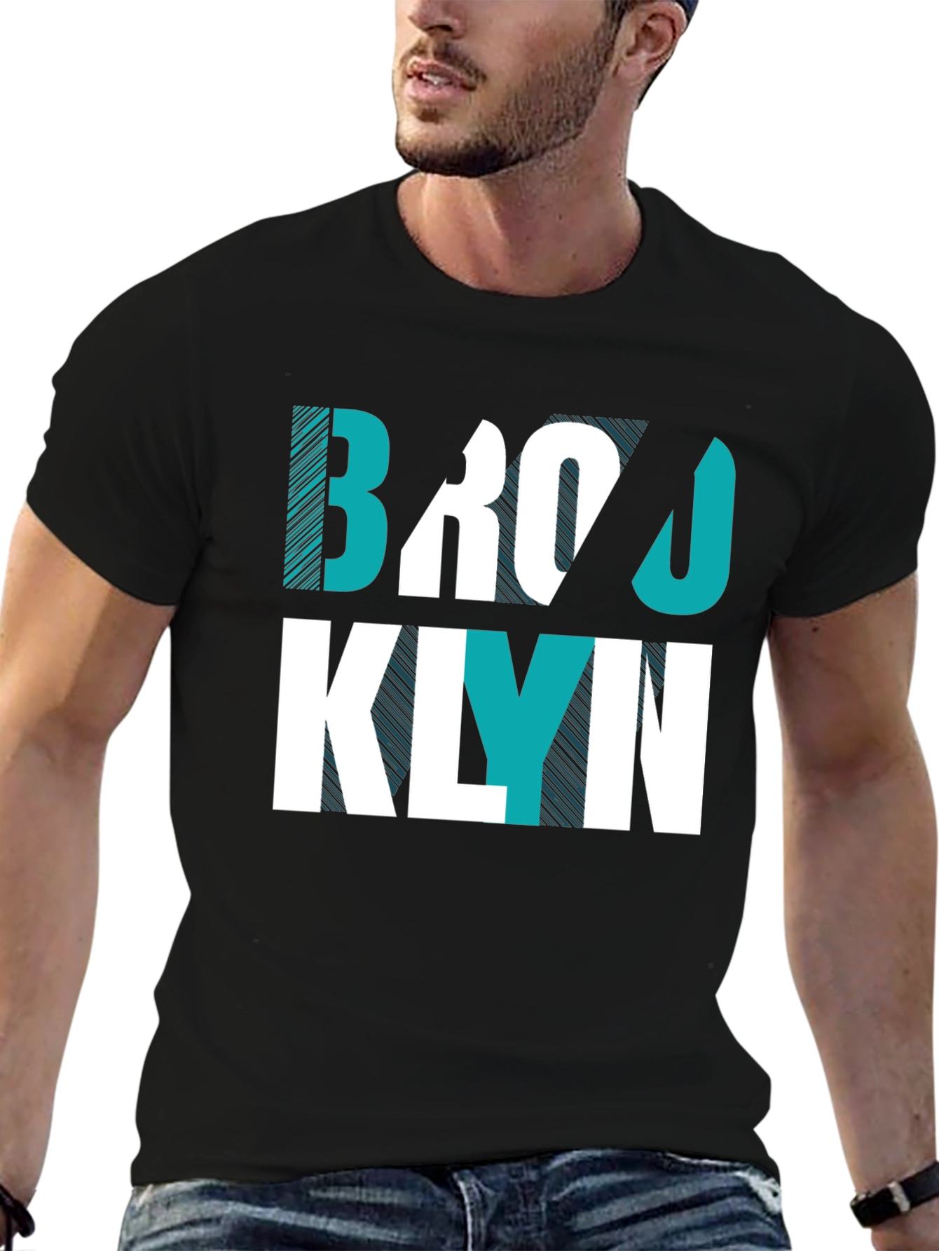 Brooklyn Graphic Print Crew Neck T-Shirt