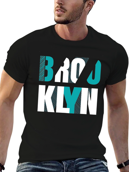 Brooklyn Graphic Print Crew Neck T-Shirt