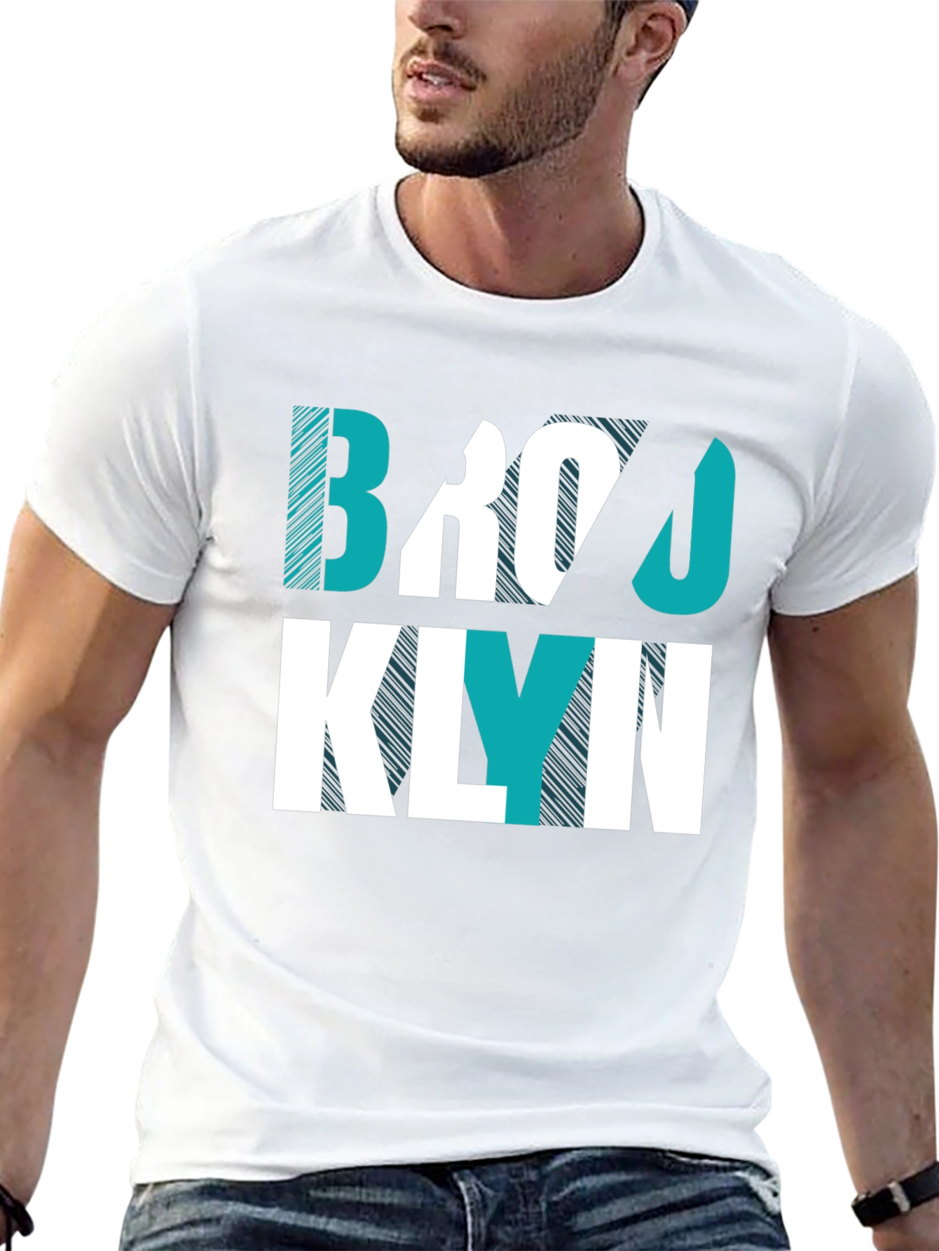 Brooklyn Graphic Print Crew Neck T-Shirt