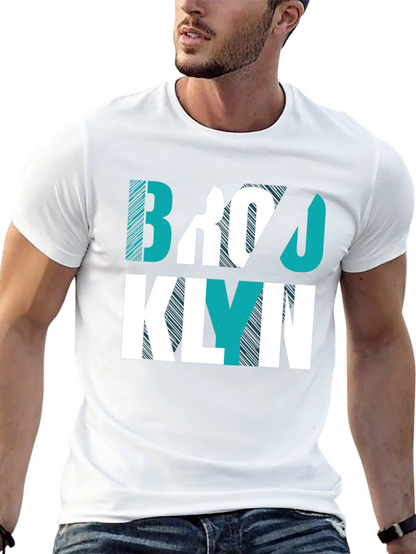 Brooklyn Graphic Print Crew Neck T-Shirt