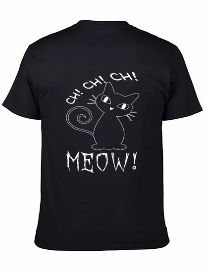Cute MEOW! Cat Graphic T-Shirt