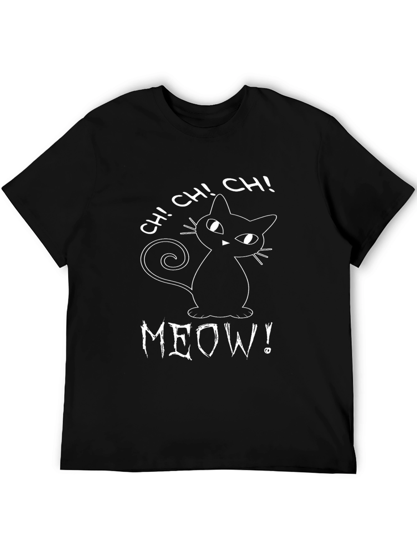 Cute MEOW! Cat Graphic T-Shirt