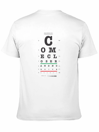 Eye Chart T-Shirt - Vision Test Novelty Tee