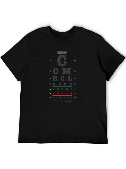 Eye Chart T-Shirt - Vision Test Novelty Tee