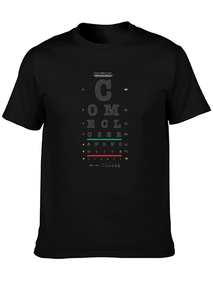 Eye Chart T-Shirt - Vision Test Novelty Tee