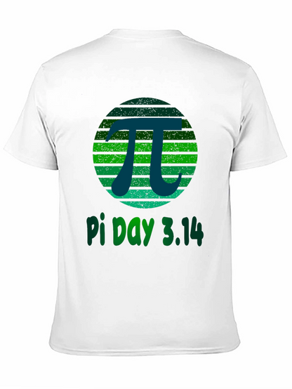 Pi Day 3.14 T-Shirt -  Green Grunge Design