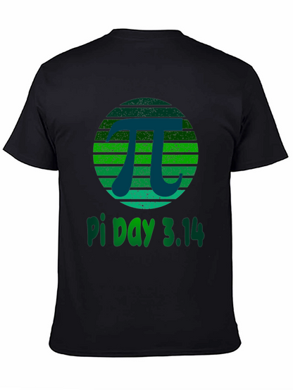 Pi Day 3.14 T-Shirt -  Green Grunge Design