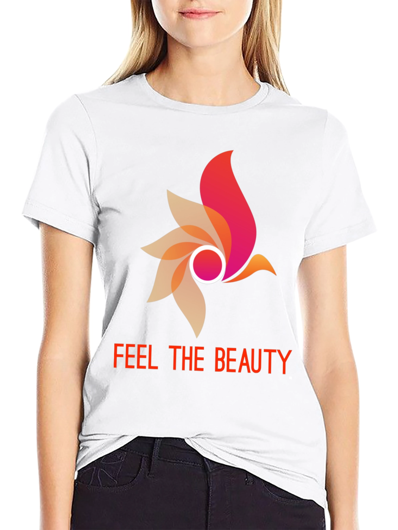 Feel The Beauty Graphic Print T-Shirt