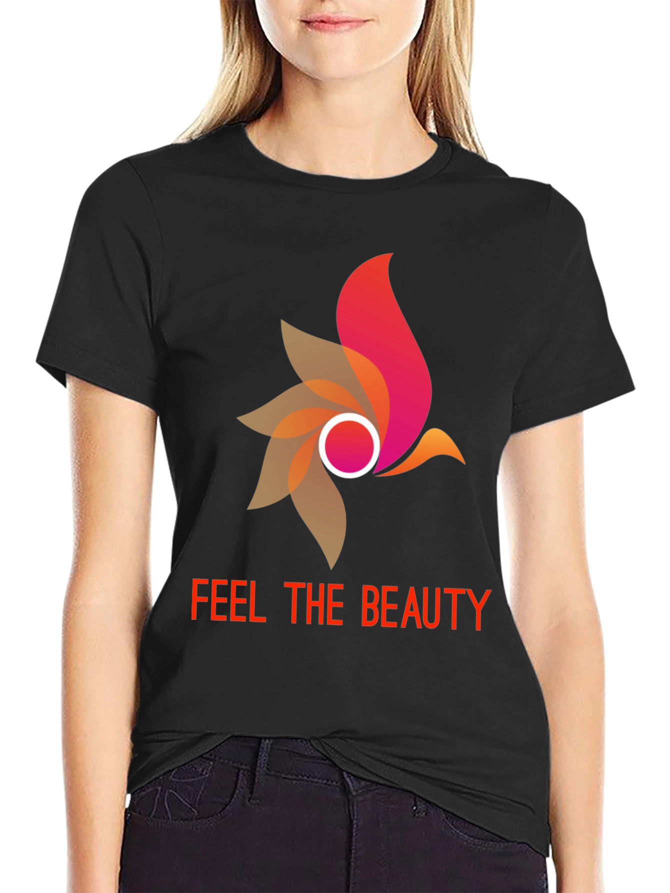 Feel The Beauty Graphic Print T-Shirt
