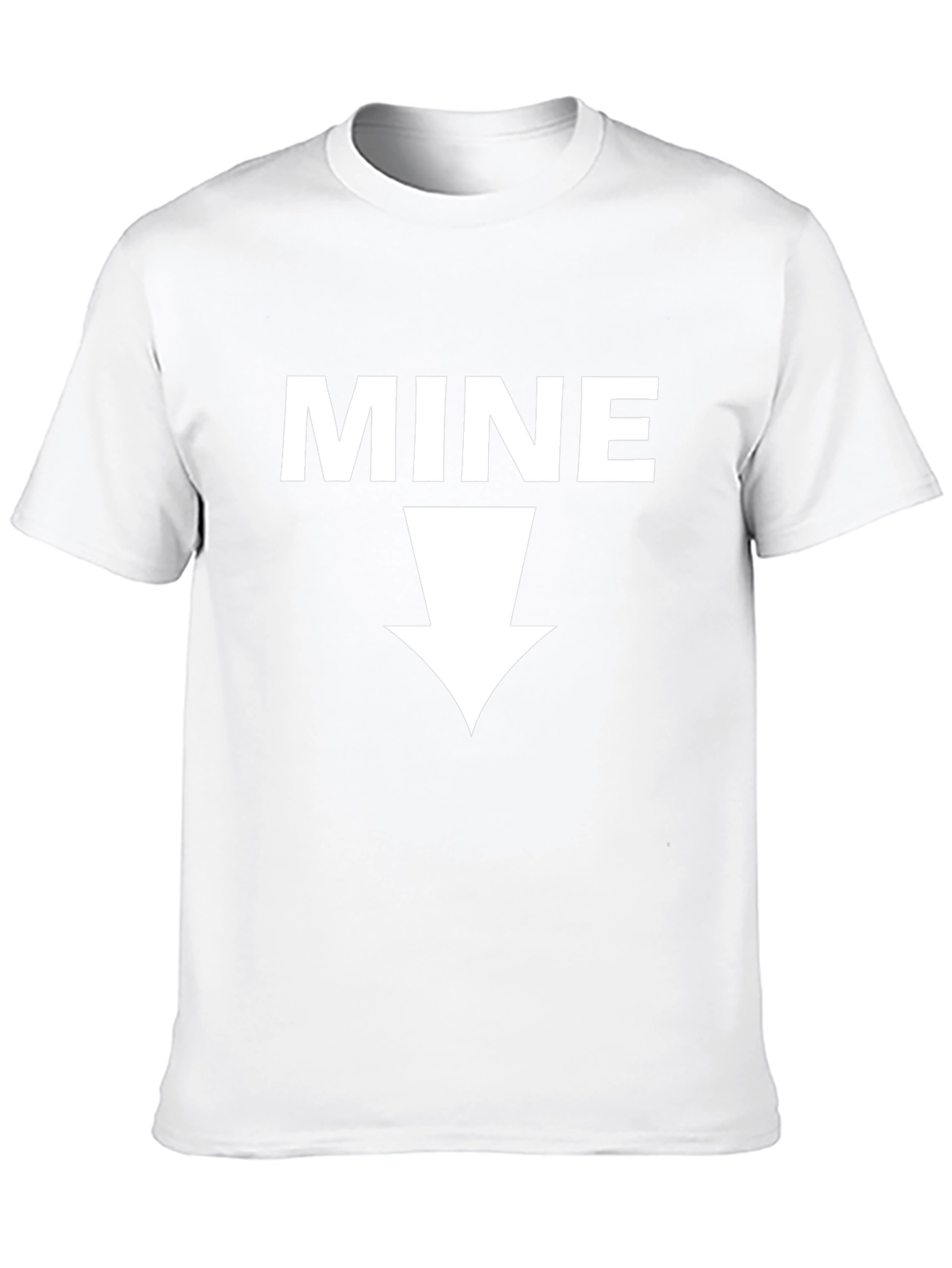 MINE Graphic Tee - Novelty Black T-Shirt