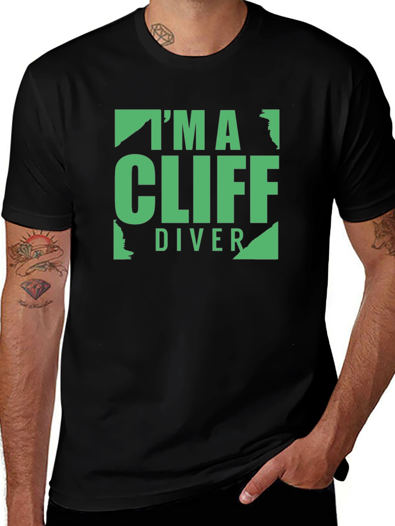 Im A Cliff Diver Graphic T-Shirt
