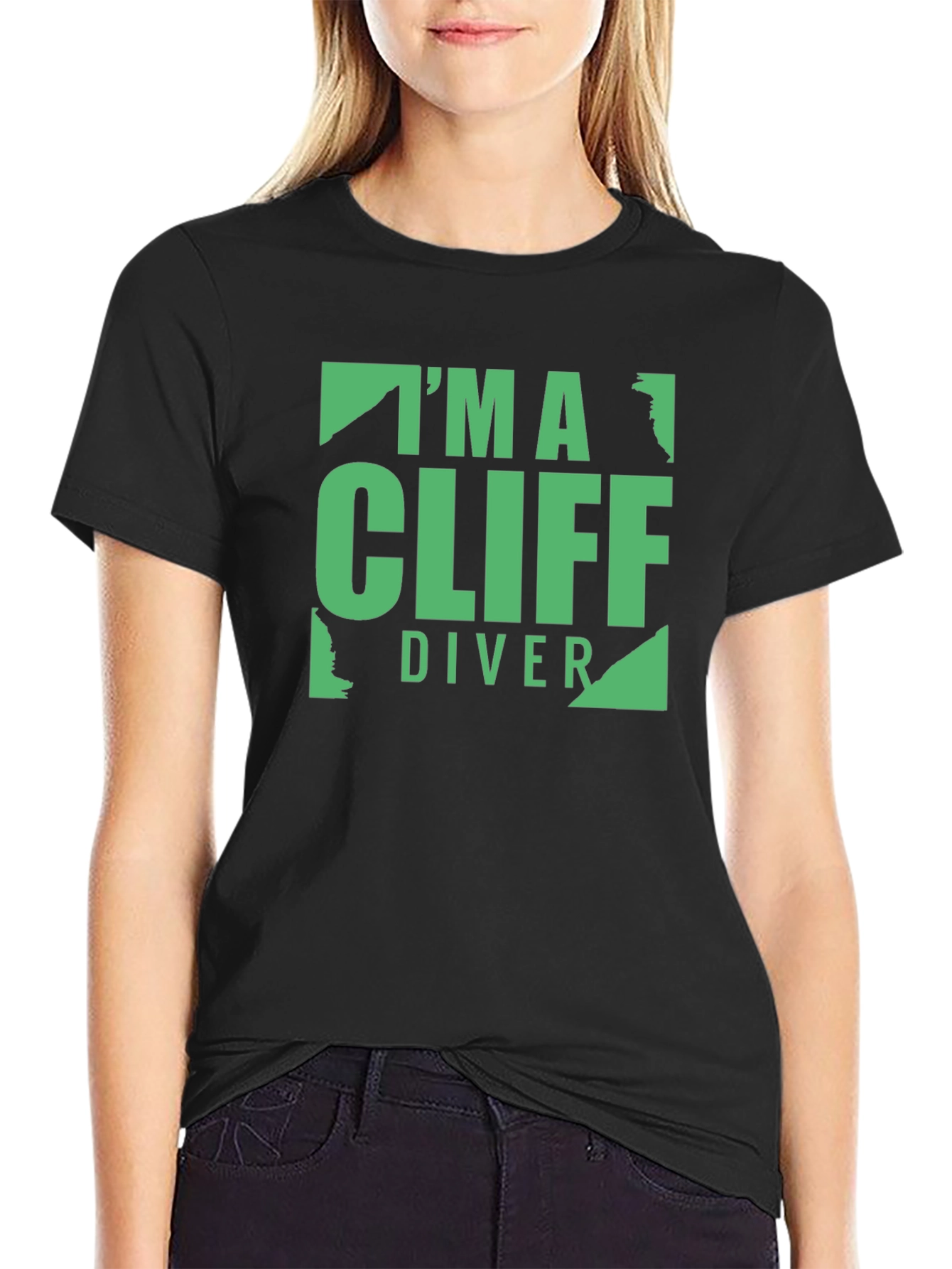 Im A Cliff Diver Graphic T-Shirt