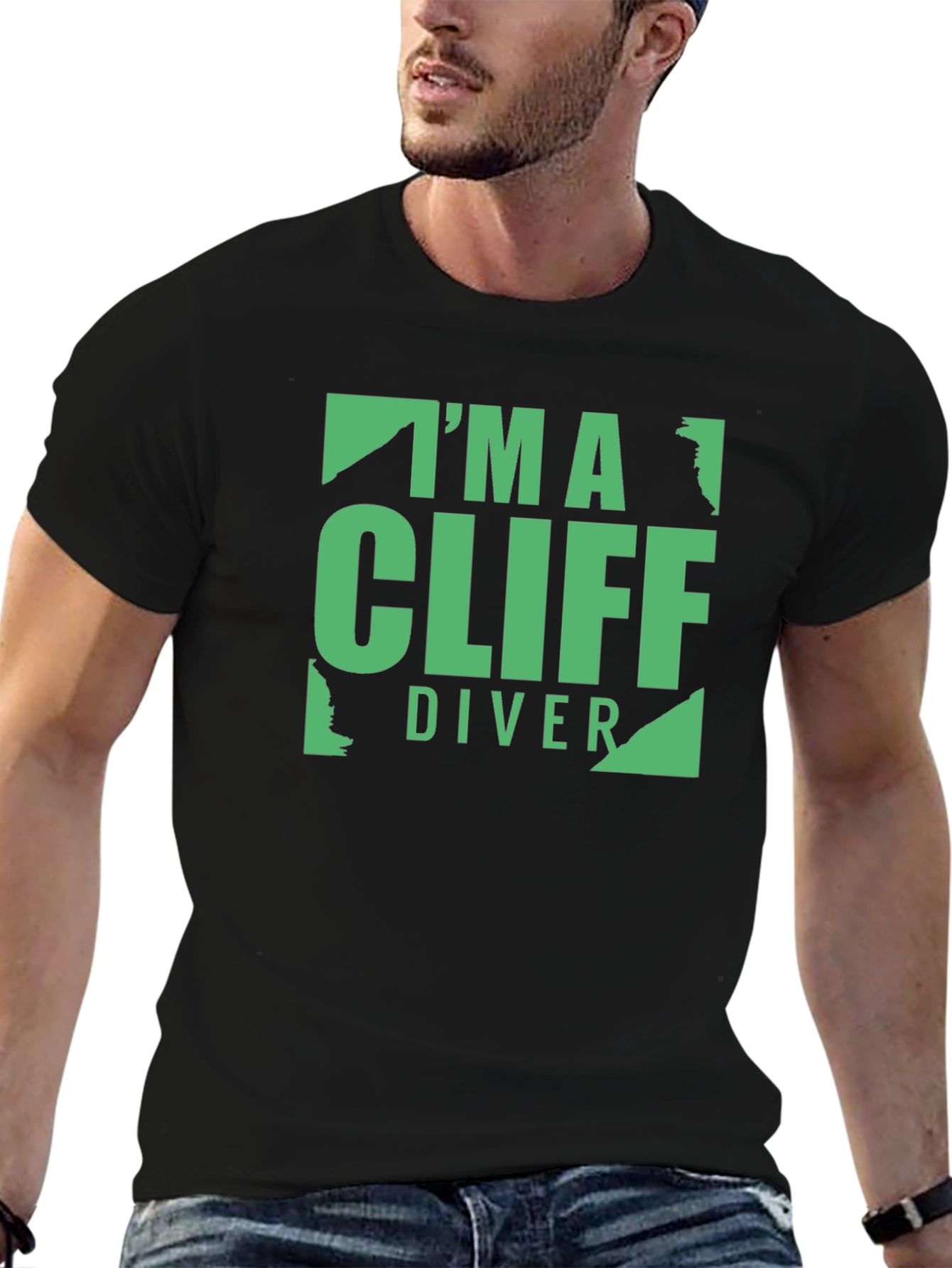 Im A Cliff Diver Graphic T-Shirt