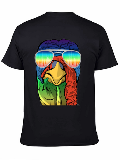 Cool Turkey Brain Rainbow Sunglasses T-Shirt