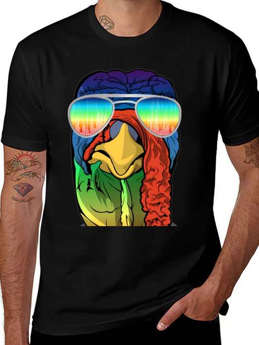 Cool Turkey Brain Rainbow Sunglasses T-Shirt