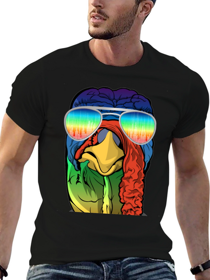 Cool Turkey Brain Rainbow Sunglasses T-Shirt