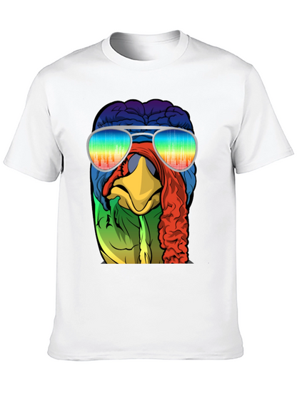 Cool Turkey Brain Rainbow Sunglasses T-Shirt