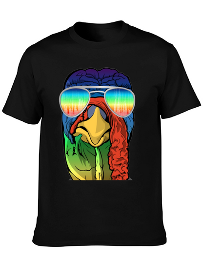 Cool Turkey Brain Rainbow Sunglasses T-Shirt
