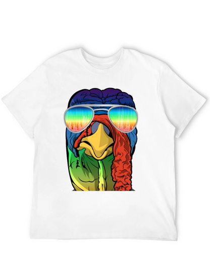 Cool Turkey Brain Rainbow Sunglasses T-Shirt