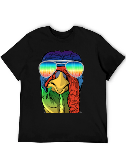 Cool Turkey Brain Rainbow Sunglasses T-Shirt