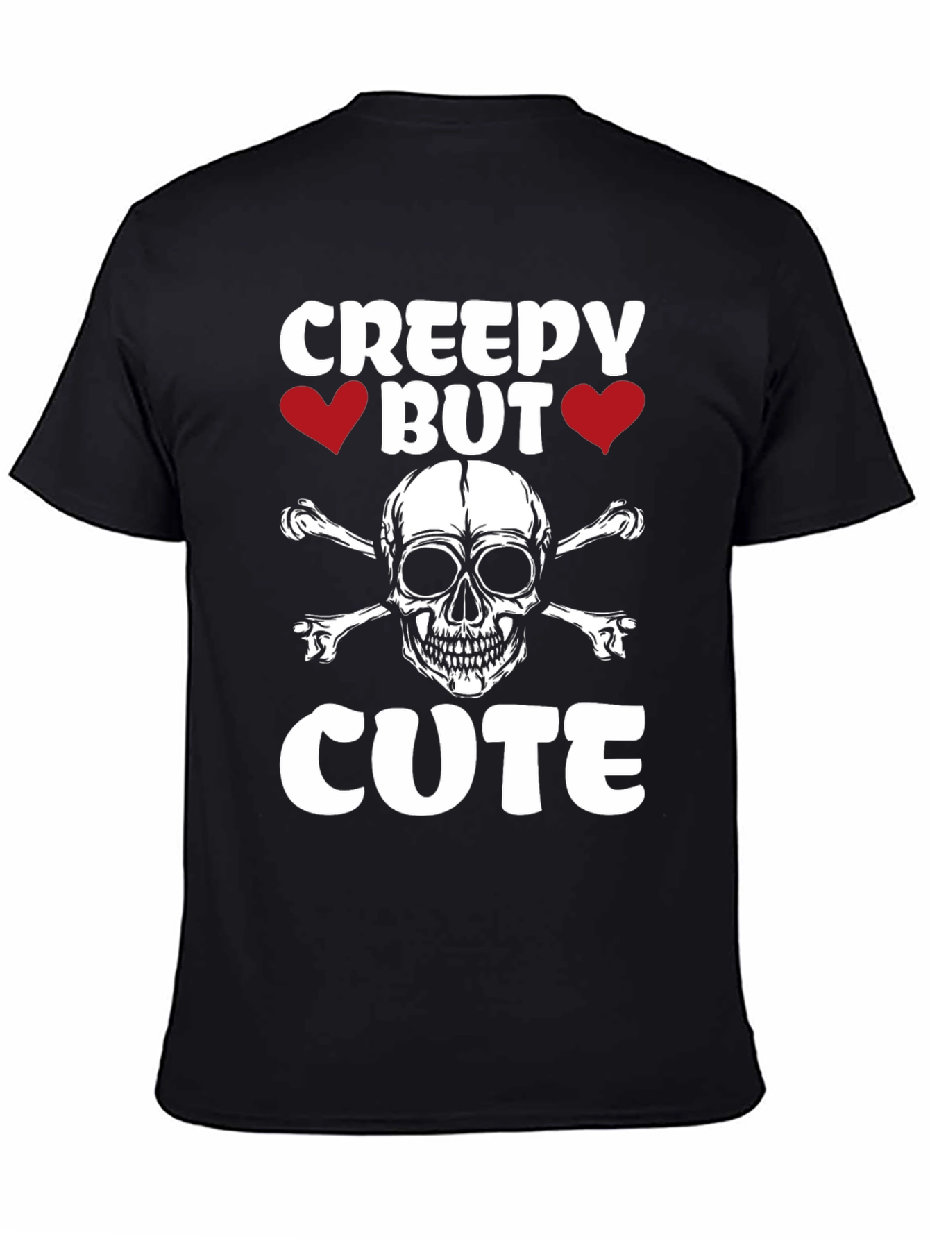 Creepy But Cute Skull & Crossbones Graphic Tee
