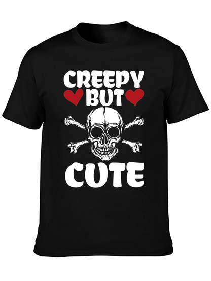Creepy But Cute Skull & Crossbones Graphic Tee