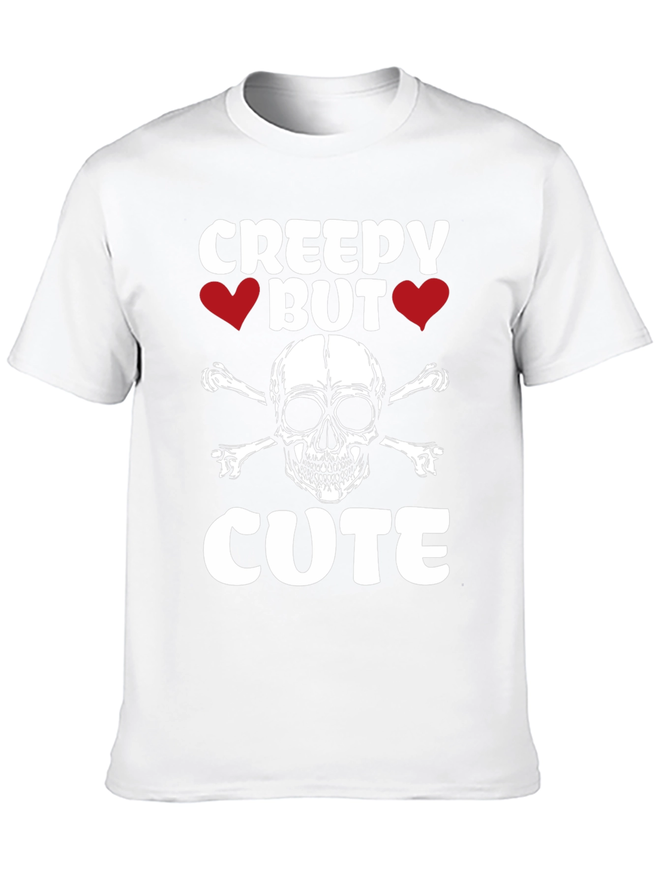 Creepy But Cute Skull & Crossbones Graphic Tee