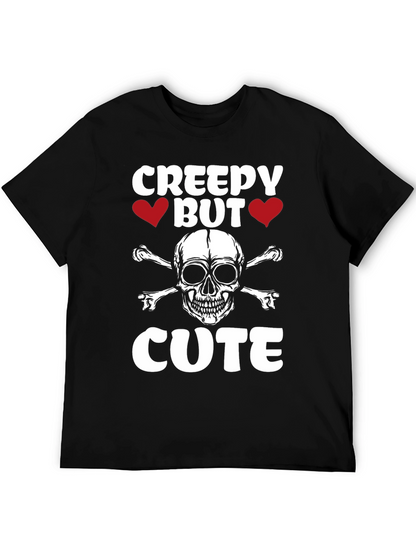 Creepy But Cute Skull & Crossbones Graphic Tee