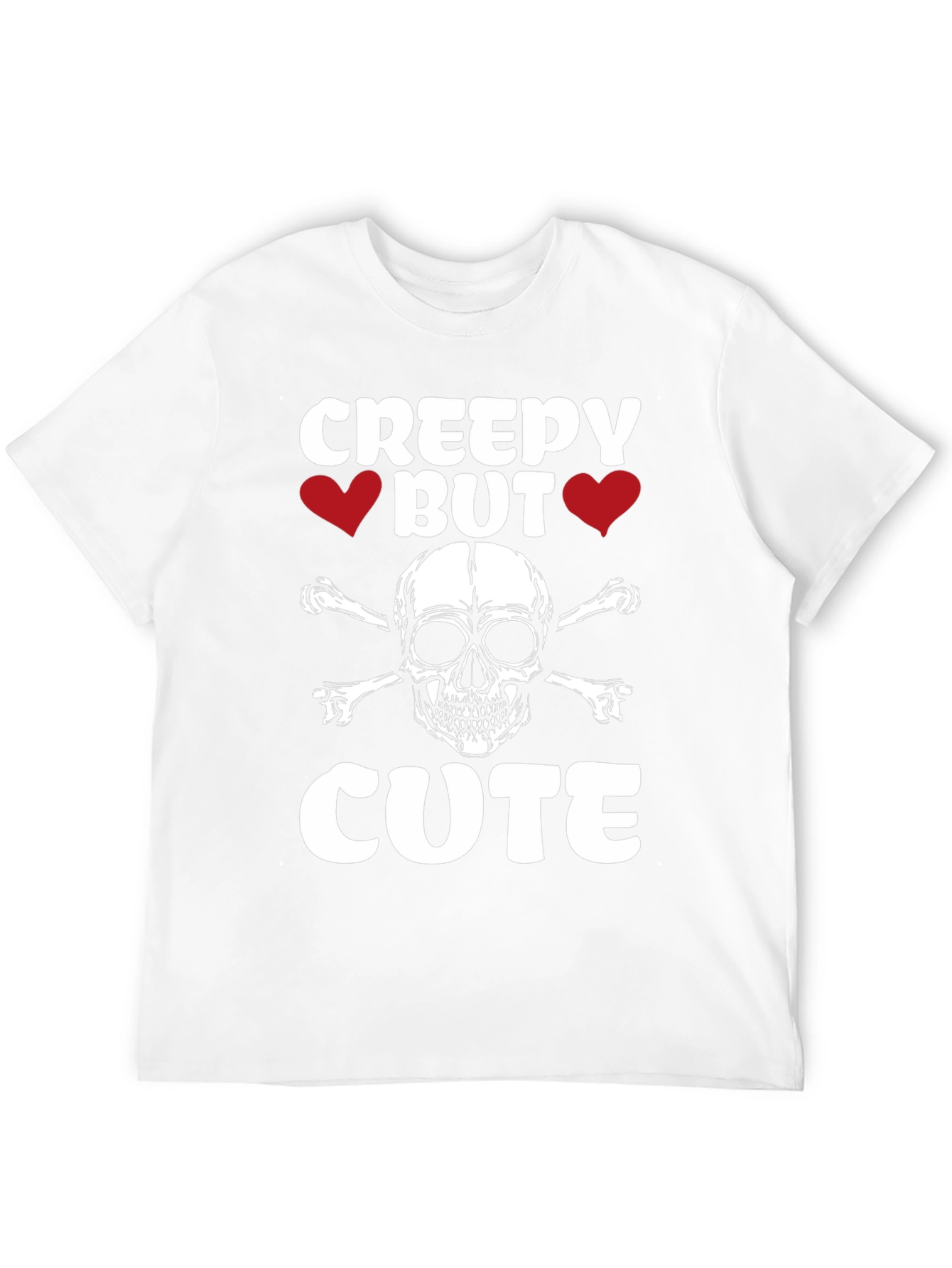 Creepy But Cute Skull & Crossbones Graphic Tee