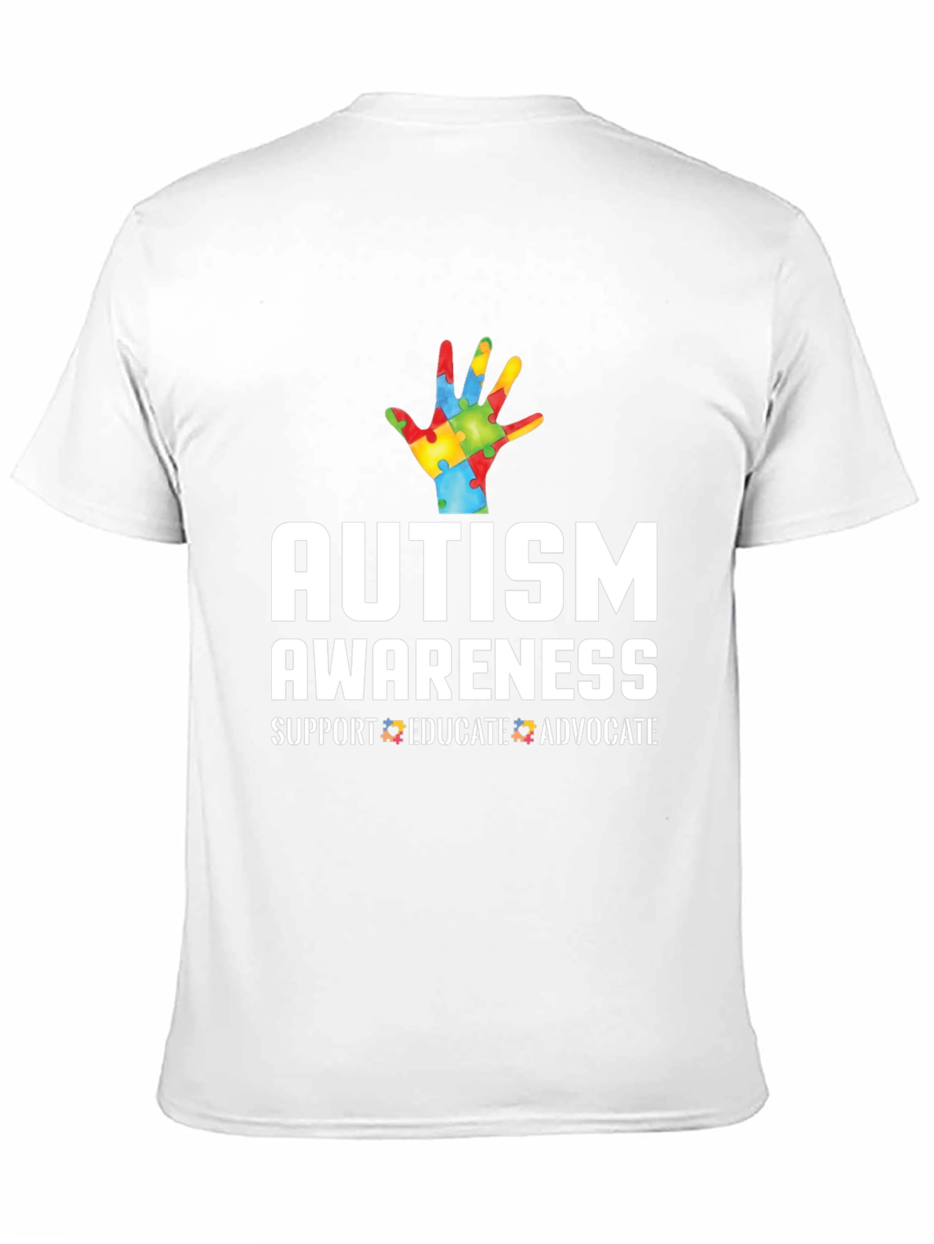 Autism Awareness T-Shirt - Support Educate Advocate