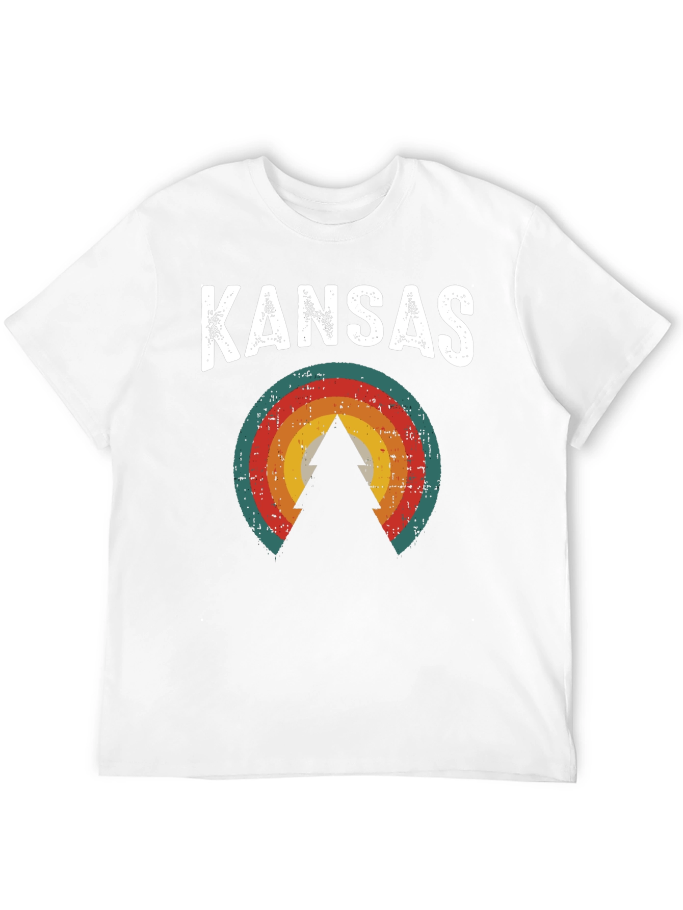 Kansas Retro Style Graphic Tee