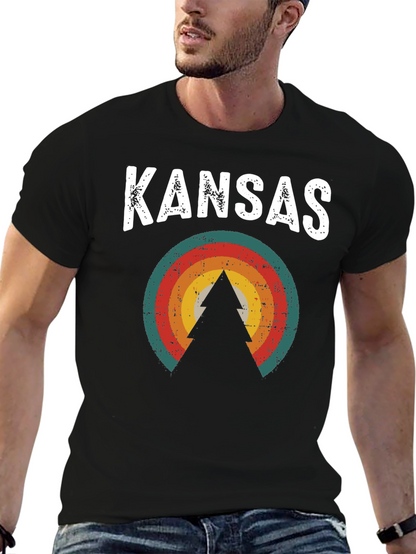 Kansas Retro Style Graphic Tee