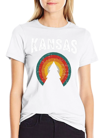 Kansas Retro Style Graphic Tee