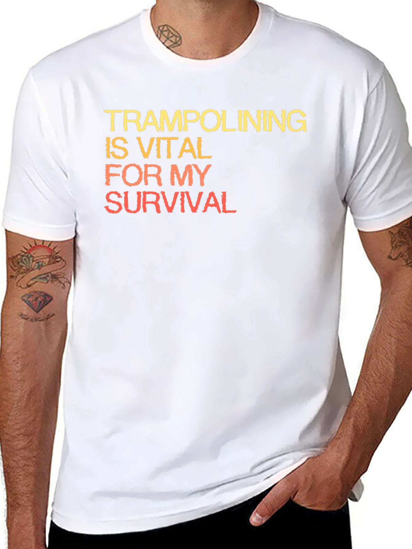 Trampolining Survival Tee